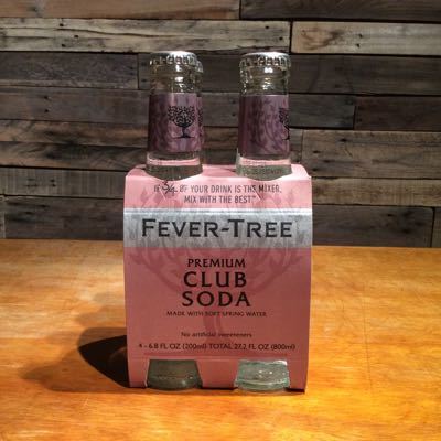 Fever Tree Club Soda 4 Pack